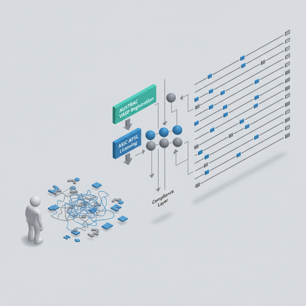Isometric 3D flowchart showing progression from emotional to algorithmic trading with regulatory layers